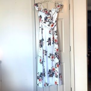 Maxi floral dress, size M
